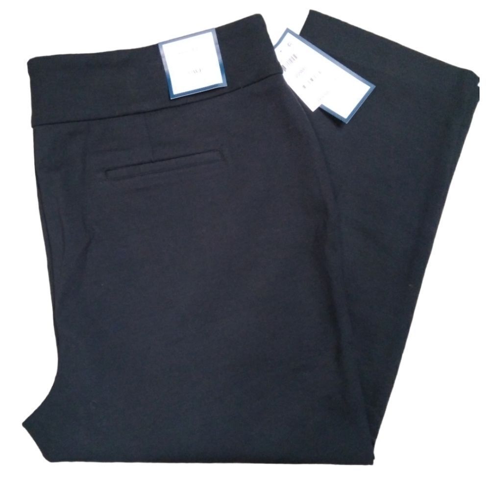 Charter Club Cambridge Slim Black Pants 22P